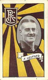 1933 Allen's League Footballers #78 Fred Heifner Front